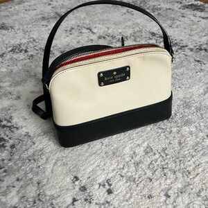 Kate Spade Hanna Wellesley black & cream crossbody purse bag